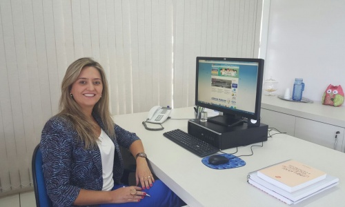 A Coordenadora de Educação e Ensino, Andrea Marqueti Vilaça, fala sobre a importância do evento